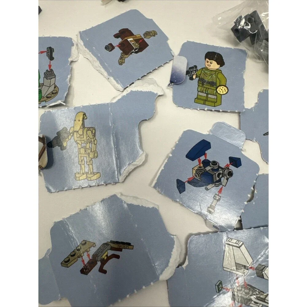 Lot 8 LEGO Star Wars Christmas 2023 Advent Calendar Minifigures 75366 plus more